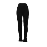 Black Stretchy High Waist Ruched Pants