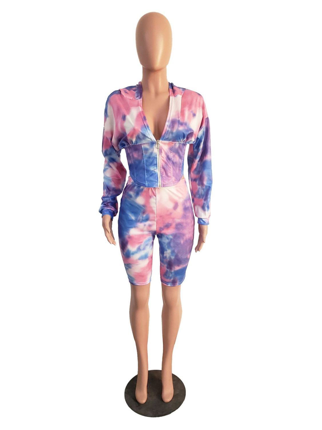 tie dye two piece set sweats