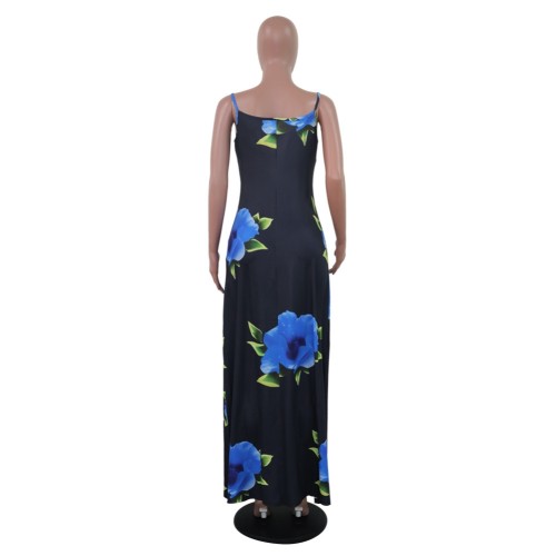 Sexy Floral Cami Long Dress