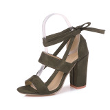 Women's Straps Block Heel Sandal