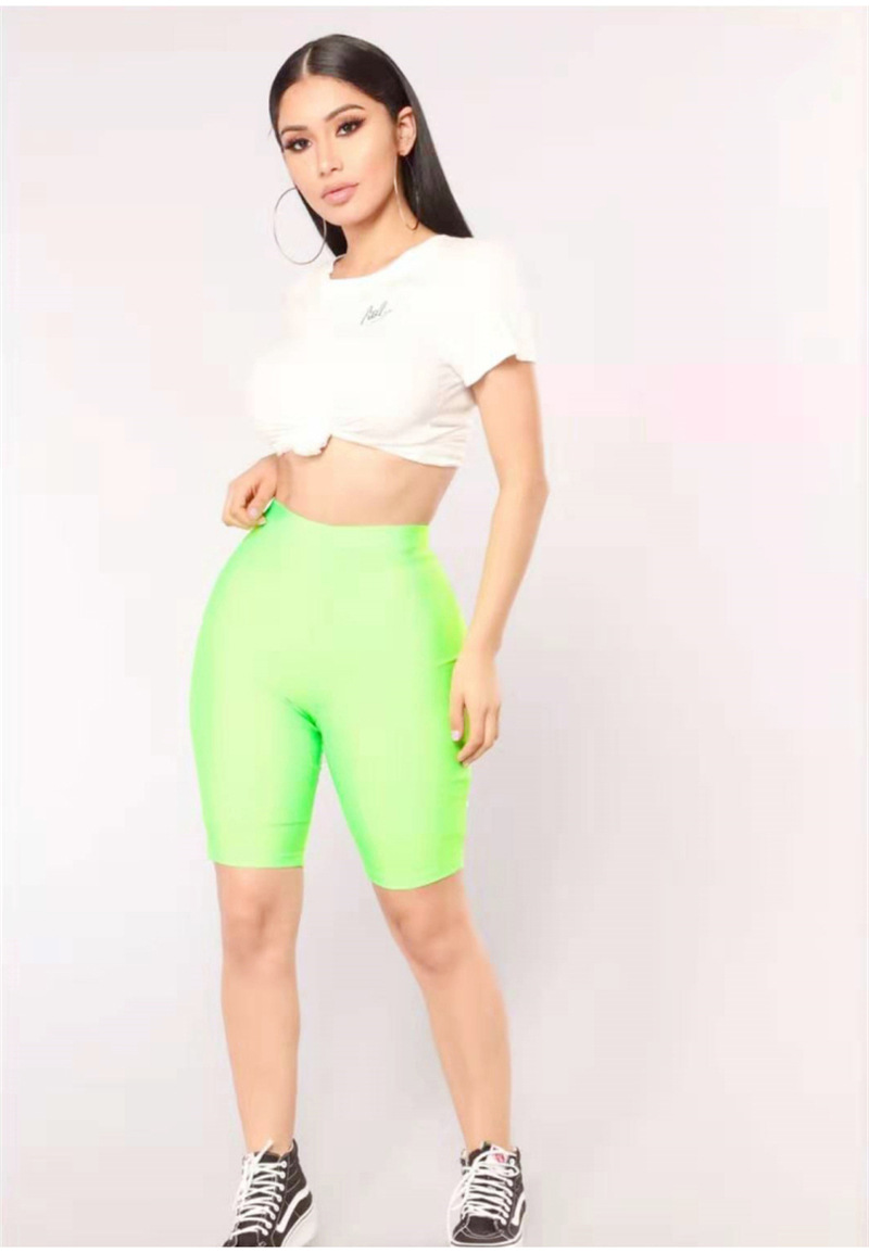 Sporty High Waist Tight Shorts