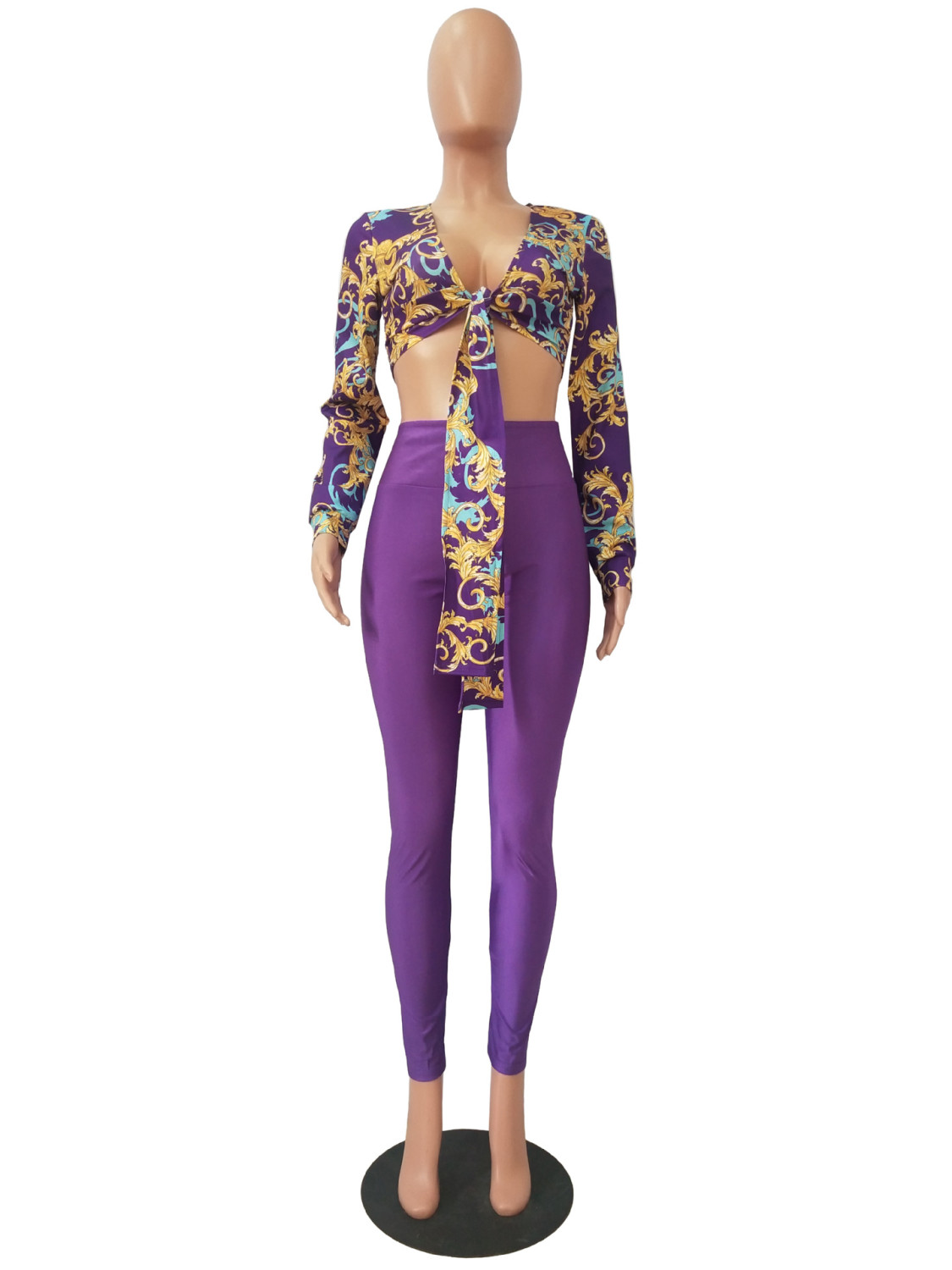 crop top and pants