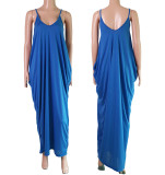Deep V Cami Casual Dress with Pockets