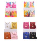 New Chain Candy Color Jelly Bag Women Handbag