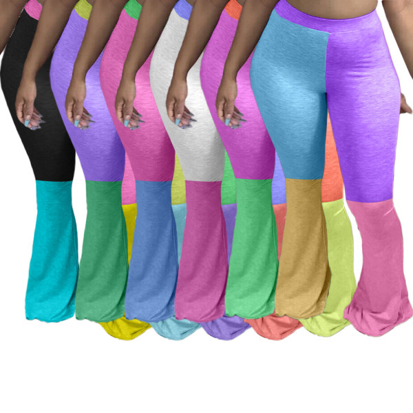 own the run colorblock pants