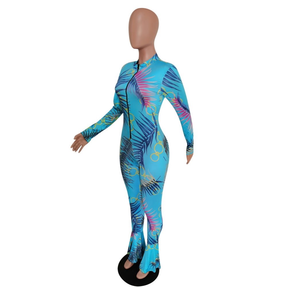 cyan jumpsuit
