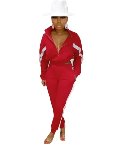 Wholesale Webbing Trim Tracksuits