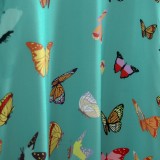 Butterfly Print V Neck Sleeveless Maxi Dress