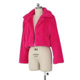 Hot Pink Fur Short Coat