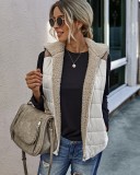 Wholesale Two Way Polar Fleece Hooded Vest