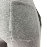 Warm Light Gray Drawstring Stack Pants