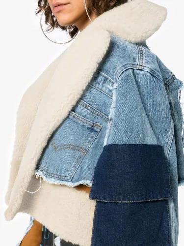 Warm Fleece Blue Denim Jacket