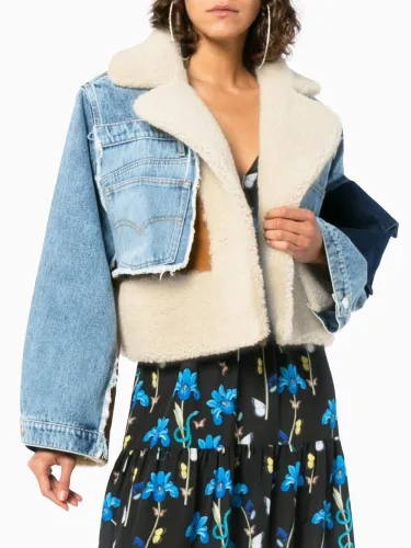 Warm Fleece Blue Denim Jacket