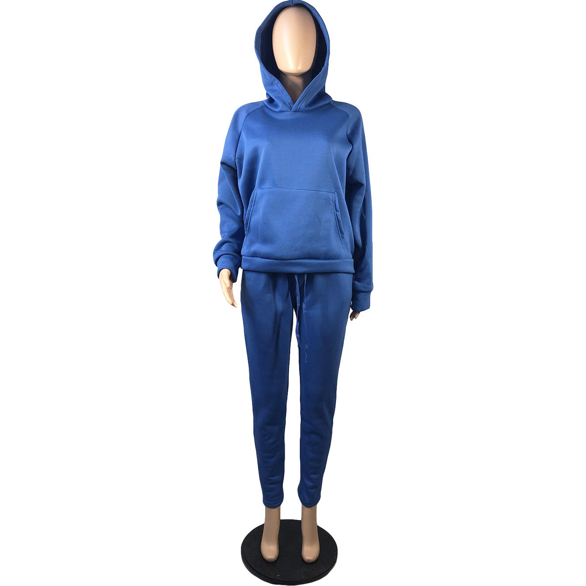 plain blue tracksuit bottoms