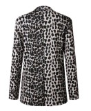 Fashion Leopard Print Blazer