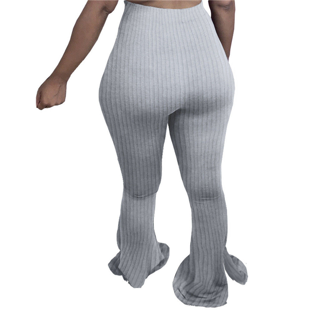 gray flare pants