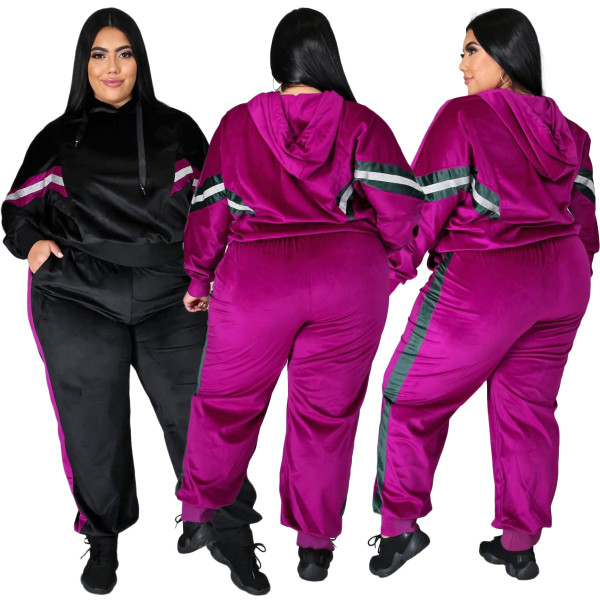 matching sweatsuit plus size