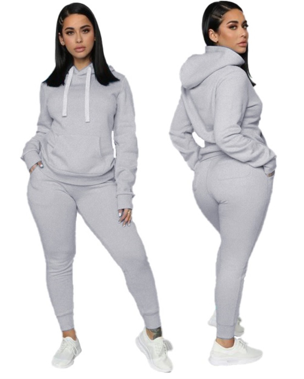 plain white sweatsuit