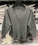 V-Neck Tassel Pullover Sweater Wholesale