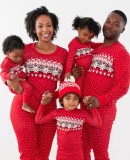 Christmas Matching Family Clothing Mom Top and Pants Lounge Set
