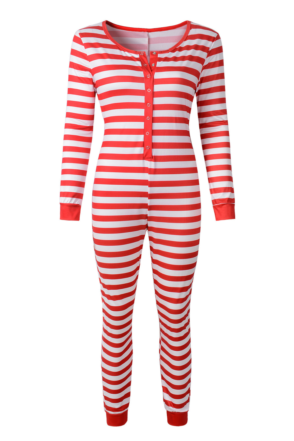 Xmas Striped Lounge Jumpsuit US 7.16