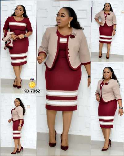 Plus Size African Style Two Piece Dress