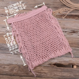 Crochet Hollow-Out Tassel Skirt Bikini Cover Up