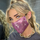 Fashion Rhinestone Sparkle Face Mask ( 2PC Pack)