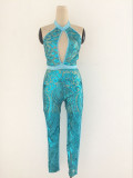 Sequin Party Sleeveless Jumpsuit