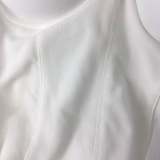 White Sweetheart Mesh Sleeve Mini Dress