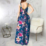 Floral Print Cami Maxi Dress