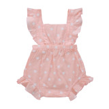 Baby Girl Comfortable Dot Print Rompers