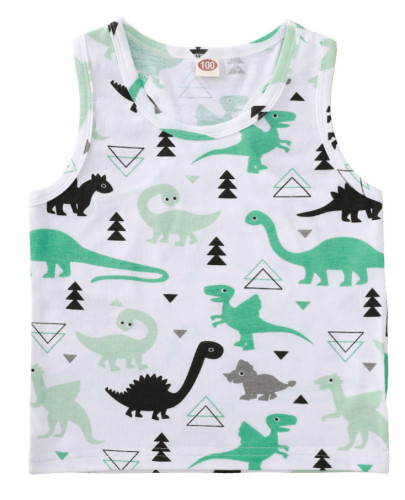 Baby Boy Dinosaur Print Tank Top