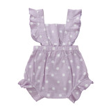 Baby Girl Comfortable Dot Print Rompers