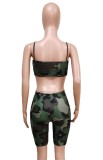 Sexy Cut Out Camo Print Cami Bodycon Rompers