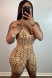 Sexy Leopard Print Cami Bodycon Rompers