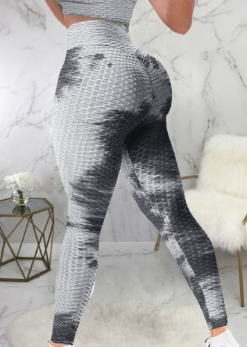 High Waist Scrunch Butt Textured Yoga Leggings