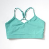 Fitness Green Bra and Shorts Gym Two Piece Set
