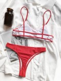 Red Sexy Thong Bikini Set
