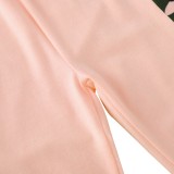 Kids Girl Pink Print Shirt and Pants 2pc Set