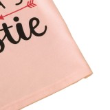 Kids Girl Pink Print Shirt and Pants 2pc Set
