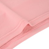 Pink Sexy Hollow Out Cami Slim Fit Dress