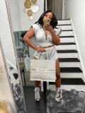 Apricot Zipper Hooded Crop Top and Shorts Sports Suits