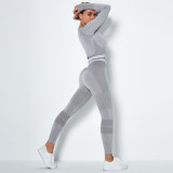 Sports Long Sleeve Yoga Pants Set