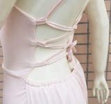 Beige Sexy Side Slit Sleeveless Backless Jumpsuit