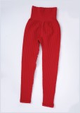 Red Yoga Cami Bra and High Waist Skinny Legging Two Piece Set