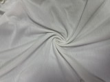 White Long Sleeves O-Neck Shirt Dress