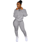 Red Casual 1/4 Zipper Tracksuit