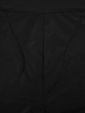 Black Underbust Waist Cami Translucent Butt Lift Shorts