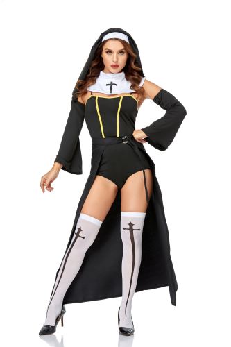 Halloween Nun Costume for Women